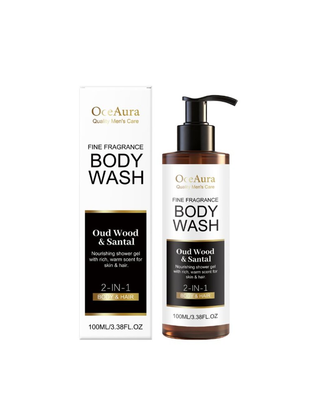 OceAura Sandalwood Body Wash 100ml